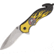 China Made Fast Flame Linerlock 3 in. Blade CN300209GD