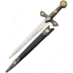 China Made Knights Of Templar Dagger Fixed Blade Knife, 9in, Dagger Blade, Handle CN211207