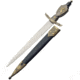 China Made Lion Crusader Dagger Fixed Blade Knife, 9.25in, Dagger Blade, Handle CN211206