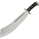China Made Machete Black Wood Knife, 13 satin finish stainless blade, Black pakkawood handle, 926948-BK