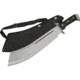 China Made Machete Black Wood Knife, 13&quot; satin finish stainless blade, Black pakkawood handle, 926948-BK