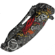 China Made Queen Skull Linerlock A/O