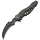 China Made Skull Talon Linerlock A/O Folding Knife,3.75in,Stainless Steel,Black Stonewash,Black Stonewash,Stainless Handle CN300308SW