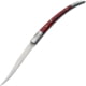 China Made Spanish Fruit Knife Pakkawood Folding Knife, 2.5in Satin SS Blade, Brown Smooth Pakkawood, Brown, 210662-3