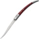 China Made Spanish Fruit Knife Pakkawood Folding Knife, 3.75in Satin SS Blade, Brown Smooth Pakkawood, Brown, 210662-5