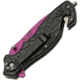 China Made Spider Web Linerlock A/O Purp