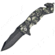 China Made Zombie Skull Linerlock Knife CN300277