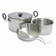 Chinook Plateau Cookset, Expedition, 18/8 Polished Stainless Steel 78334