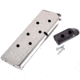 Chip McCormick Classic 1911 Compact, .45 ACP, 7 Round Pistol Magazine w/ Pad, Stainless, M-CL-45CP7-P