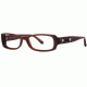 Chloe CL1165 Single Vision Prescription Eyeglasses - Frame Brown, Size 53/15mm CL116502