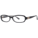 Chloe CL1195 Bifocal Prescription Eyeglasses - Frame Black/Grey, Size 52/14mm CL119501