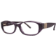 Chloe CL1216 Progressive Prescription Eyeglasses - Frame Plum, Size 52/14mm CL121603
