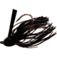 Chompers Flipping Brush Jigs 5/8 oz - 2 Pack, Black Firecracker, FFSBJ58-204