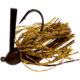 Chompers Skirted Brush Jig 1/2 oz - 2 Pack, Green Pumpkin/Purple Flash, SBJ12-203