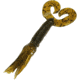 Chompers Skirted Grub Double Tail Grub, 1, 5in, Green Pumpkin, HG5D10-2