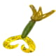 Chompers Skirted Grub Double Tail Grub, 1, 5in, Watermelon Seed/Green Pumpkin, HG5D10-104