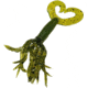 Chompers Skirted Grub Double Tail Grub, 1, 5in, Watermelon Seed, HG5D10-1