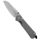 Chris Reeve Knives Large Sebenza 31 Folding Knife, 3.60in, CPM MagnaCut, Sheepsfoot Blade, Titanium, Gray Handle, Insingo Stonewash, Gray/Gray, 8.40 inch, BHQ-146068
