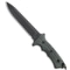 Chris Reeve Knives Green Beret Fixed Blade Knife, 7.00in, CPM S35VN, Spear Point Blade, Micarta, Gray Handle, Standard, Gray/Black, 12.375 inch, BHQ-92525
