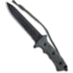 Chris Reeve Knives Green Beret Fixed Blade Knife, 7.00in, CPM S35VN, Spear Point Blade, Micarta, Gray Handle, Serr, Black/Black, 12.375 inch, BHQ-35862