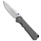 Chris Reeve Knives Large Inkosl Folding Knife, 3.50in, CPM MagnaCut, Drop Point Blade, Titanium, Gray Handle, Gray/Gray, 8.25 inch, BHQ-36940