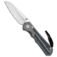 Chris Reeve Knives Large Inkosi Insingo Folding Knife, 3.50in, CPM MagnaCut, Sheepsfoot Blade, Micarta, Titanium, Black/Gray Handle, Black/Gray/Gray, 8.25 inch, BHQ-70986