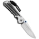 Chris Reeve Knives Left-Hand Small Inkosi Folding Knife, 2.75in, CPM S35VN, Clip Point Blade, Carbon Fiber, Black Handle, Black/Gray, 6.50 inch, BHQ-92614