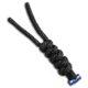Chris Reeve Knives Chris Reeve Knives Sebenza 21 Lanyard Black w/ Blue Pin, Black/Blue, adult, BHQ-67760