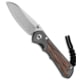 Chris Reeve Knives Small Inkosi Insingo Folding Knife, 2.75in, CPM MagnaCut, Sheepsfoot Blade, Micarta, Brown/Gray Handle, Brown/Gray/Gray, 6.50 inch, BHQ-70988