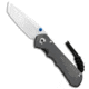 Chris Reeve Knives Small Inkosi Folding Knife, 2.75in, CPM S35VN, Tanto Blade, Titanium, Gray Handle, Gray/Gray, 6.50 inch, BHQ-91652