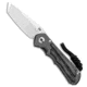 Chris Reeve Knives Small Inkosi Folding Knife, 2.75in, CPM S35VN, Tanto Blade, Micarta, Black/Gray Handle, Black/Gray/Gray, 6.50 inch, BHQ-92359