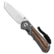 Chris Reeve Knives Small Inkosi Folding Knife, 2.75in, CPM S35VN, Tanto Blade, Micarta, Brown Handle, Brown/Gray, 6.50 inch, BHQ-92361