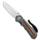 Chris Reeve Knives Small Inkosi Folding Knife, 2.75in, CPM S35VN, Tanto Blade, Micarta, Brown Handle, Brown/Gray, 6.50 inch, BHQ-92361