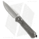 Chris Reeve Knives Small Sebenza 31 Folding Knife, 2.94in, CPM S35VN, Drop Point Blade, Micarta, Black Handle, Double Lug, Black/Gray, 6.875 inch, BHQ-98979