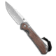 Chris Reeve Knives Large Sebenza 31 Folding Knife, 3.63in, CPM MagnaCut, Drop Point Blade, Titanium, Micarta, Brown/Gray Handle, Glass Blast Ti, Brown/Gray/Gray, 8.34 inch, BHQ-140841