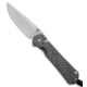 Chris Reeve Knives Large Sebenza 31 Folding Knife, 3.63in, CPM MagnaCut, Drop Point Blade, Titanium, Gray Handle, Titanium Forever Flag, Gray/Gray, 8.34 inch, BHQ-140510