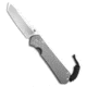 Chris Reeve Knives Large Sebenza 31 Folding Knife, 3.50in, CPM S35VN, Tanto Blade, Titanium, Gray Handle, BB Ti, Gray/Gray, 8.25 inch, BHQ-139547