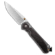 Chris Reeve Knives Chris Reeve Small Sebenza 31 Knife Bog Oak 2.94" Stonewash, Gray/Wood, CPM S45VN, adult, BHQ-98988