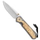 Chris Reeve Knives Small Sebenza 31 Folding Knife, 2.94in, CPM S45VN, Drop Point Blade, Wood, Wood Handle, Box Elder Double Lug, Wood/Gray, 6.875 inch, BHQ-98999