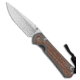 Chris Reeve Knives Small Sebenza 31 Folding Knife, 2.94in, CPM MagnaCut, Drop Point Blade, Micarta, Titanium, Brown Handle, Natural, Brown/Gray, 6.875 inch, BHQ-98975