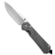 Chris Reeve Knives Small Sebenza 31 Folding Knife, 2.94in, CPM MagnaCut, Drop Point Blade, Titanium, Gray Handle, Forever Flag, Gray/Gray, 6.88 inch, BHQ-140511