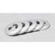 Christensen Arms Crush Washer, 5/8x24 Threads, Silver, Medium, .625X.910, 810-00030-01