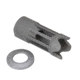 Christensen Arms Flash Hider Three Prong, Stainless Steel, .625-24, 810-00045-02