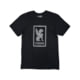 Chrome Industries Logo Tee Short Sleeve - Men's, Black Reflective, Small, AP-530-BKRF-NA-SM