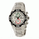 Chronotech Active 7091  Watch - Chrome Stainless Steel Band, White Face Ct.7091am/16m