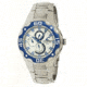 Chronotech Active 7092  Watch - Stainless Steel Band, Blue/White Face Ct.7092am/13m