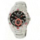 Chronotech Active 7922  Watch - Stainless Steel, Red Markers Band, Black Face Ct.7922am/34m