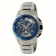 Chronotech Active Speed  Watch - Stainless Steel Band, Blue Face Ct.7140m/03m