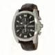 Chronotech Prisma First 7106  Watch - Brown Band, Silver/Black Face Ct.7106m/05