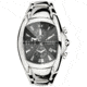 Chronotech Prisma First 7106  Watch - Silver Band, Silver/Black Face Ct.7106m/02m